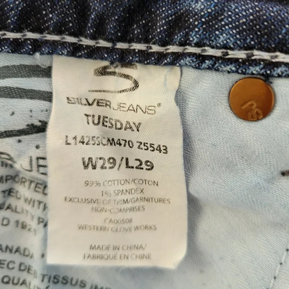 Silver Tuesday Bootcut Low Rise Jeans - Picture 4 of 11